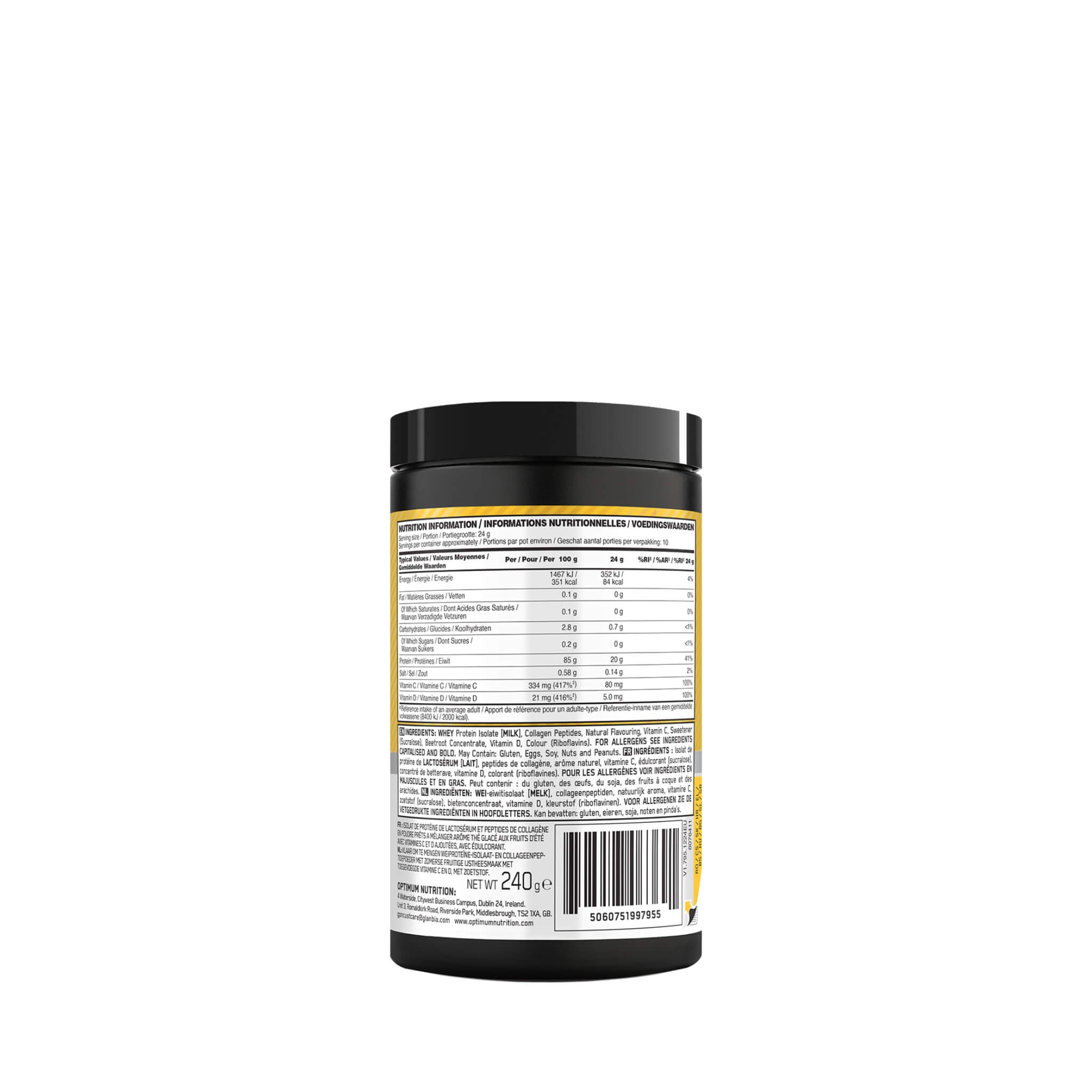 Gold Standard Clear Whey + Kolagén