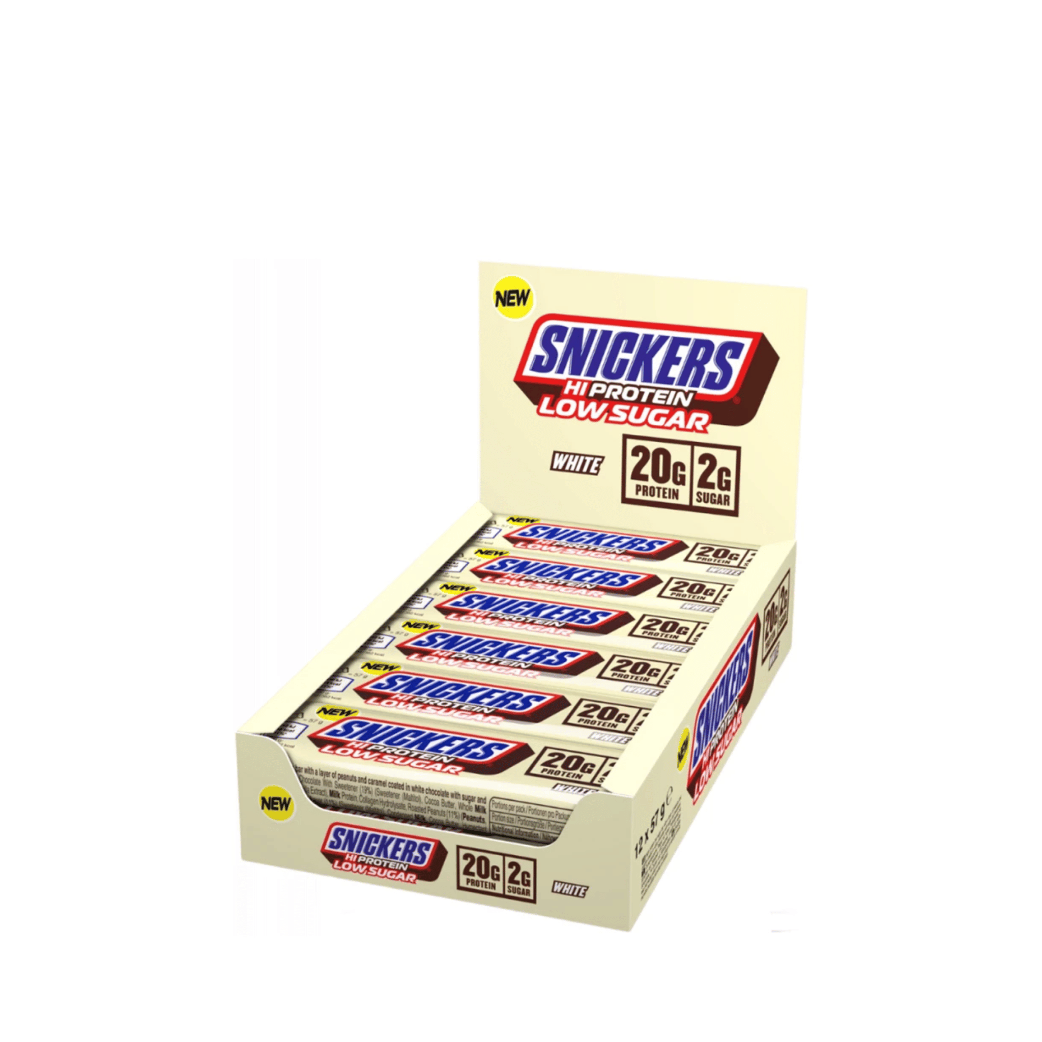 Snickers White nízkosacharidová proteínová tyčinka HI Protein